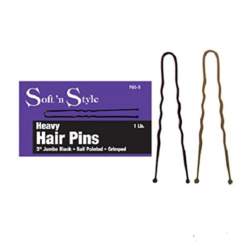 Soft 'N Style Jumbo Bronze Hair Pin Box, 1 lb