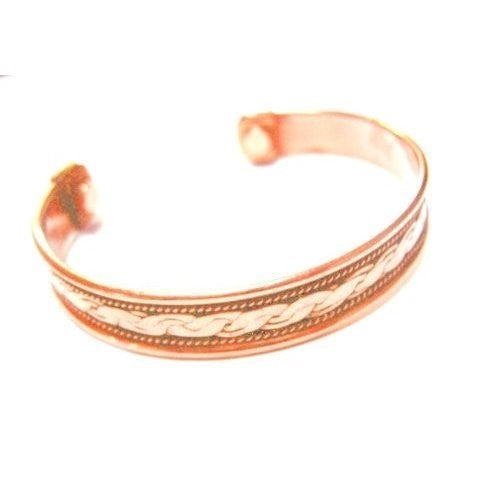 Powerful Magnetic Copper Cuff Bracelet for Arthritis and Golf Sport Aches and Pains.