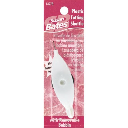 Susan Bates Plastic Tatting Weaving Shuttle