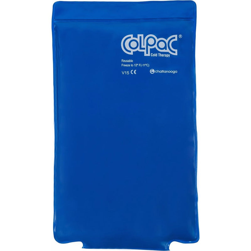 Chattanooga ColPac Reusable Gel Ice Pack Cold Therapy for Wrist, Ankle, Knee, Arm, Elbow for Aches, Swelling, Bruises, Sprains, Inflammation (7.5" x 11") - Blue