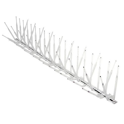 Bird B Gone Plastic Bird Spike Set - 6 ft L x 5 in W - Clear