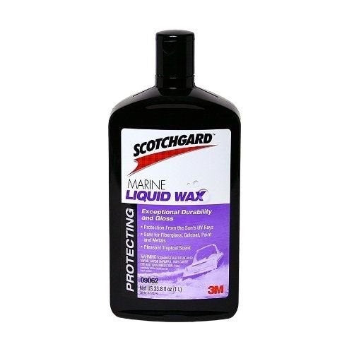 3M 09062 Marine Liquid Wax, 1 Liter