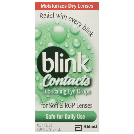 Blink Contacts Lubricant Eye Drops, 10 ml (Pack of 3)