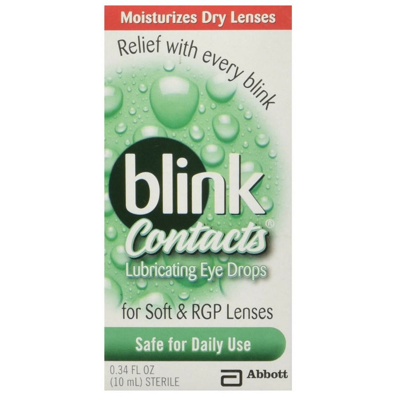 Blink Contacts Lubricant Eye Drops, 10 ml (Pack of 3)