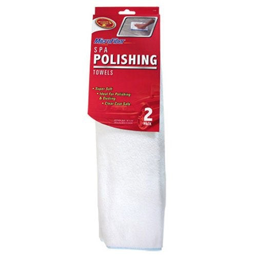 Detailer's Choice 3-508 Microfiber SPA Polishing Towels - 2-Pack - 1-Each