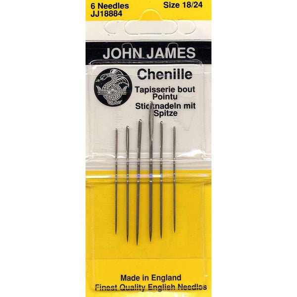 Chenille Hand Needles-Size 18/24 6/Pkg