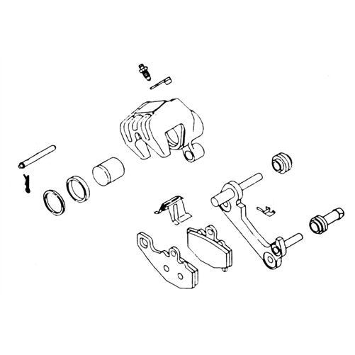 85-04 HONDA CMX250C: K&L Brake Caliper Rebuild Kit
