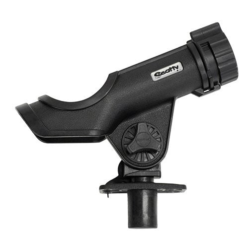 Scotty #231-BK Powerlock Black Rod Holder with #244 Flush Deck Mount