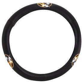 Pilot Alumni Group SWC-935 Leather Steering Wheel Cover (Collegiate Missouri Tigers)