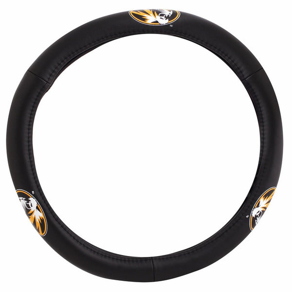 Pilot Alumni Group SWC-935 Leather Steering Wheel Cover (Collegiate Missouri Tigers)