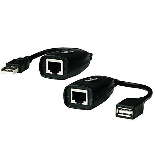 MANHATTAN Local unit, USB A-type male and RJ45 female, Remote unit, USB A-type female and RJ45 female USB Line Extender (179300) (179300)