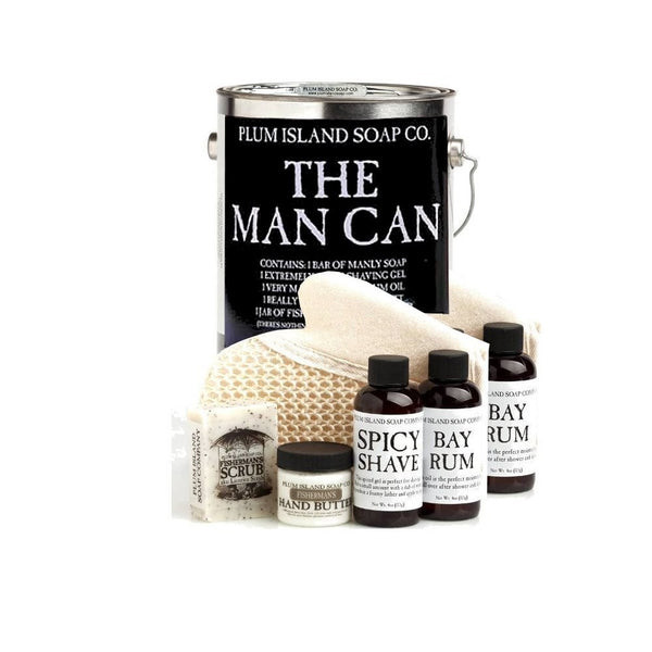 The Man Can All Natural Bath and Body Gift Set for Men