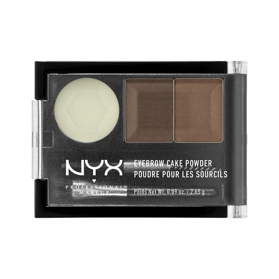 NYX Eyebrow Cake Powder, Brunette, 0.09 oz