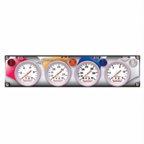 Longacre 44418 Water/Oil Temperature and Oil/Fuel Pressure 4-Gauge Panel