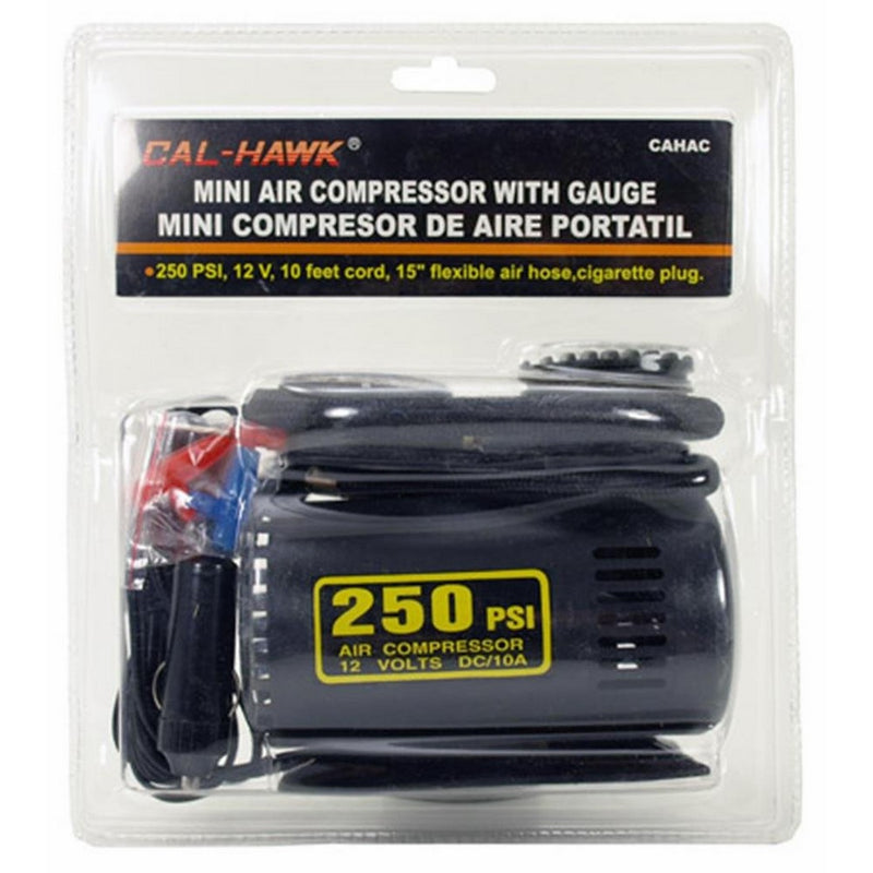 Cal Hawk Tools CAHAC Mini Air Compressor with Gauge