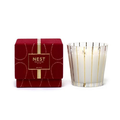 NEST Fragrances 3-Wick Candle- Holiday , 21.2 oz