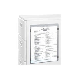 Magnetic back Ticket holder, Vinyl, 9 quot;x12 quot, Clear