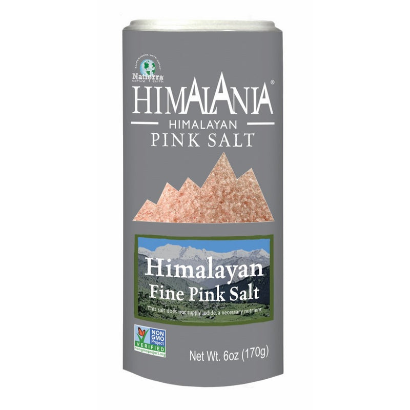 Natierra Himalania Fine Grain Himalayan Pink Salt Shaker, 6 Ounce