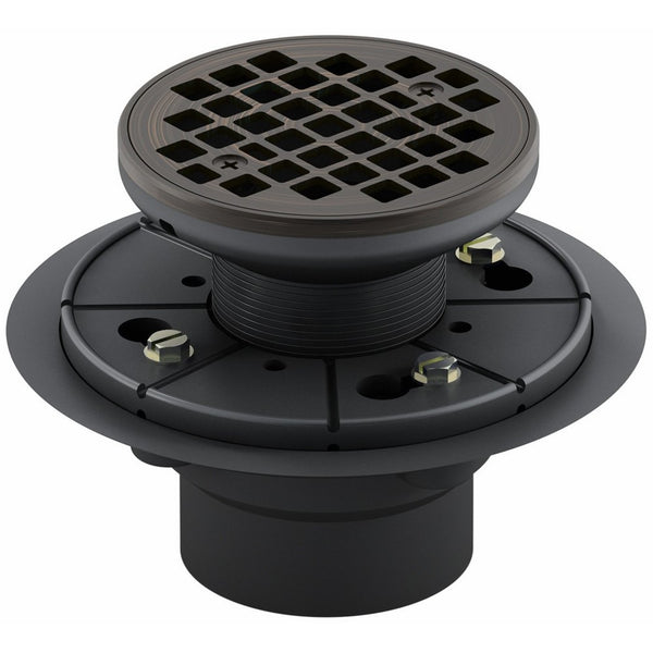 Kohler K-9135-2BZ Tile-In Round Shower Drain, Oil Rubbed Bronze