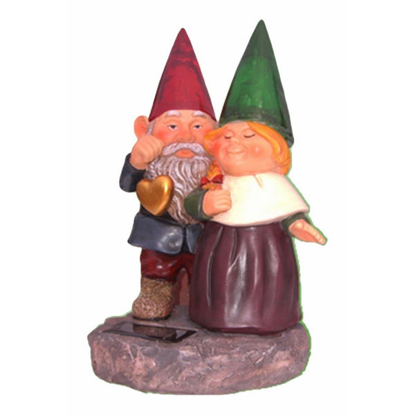 Garden Sun Light F0119 Gnome Sweethearts Solar Powered Accent Light