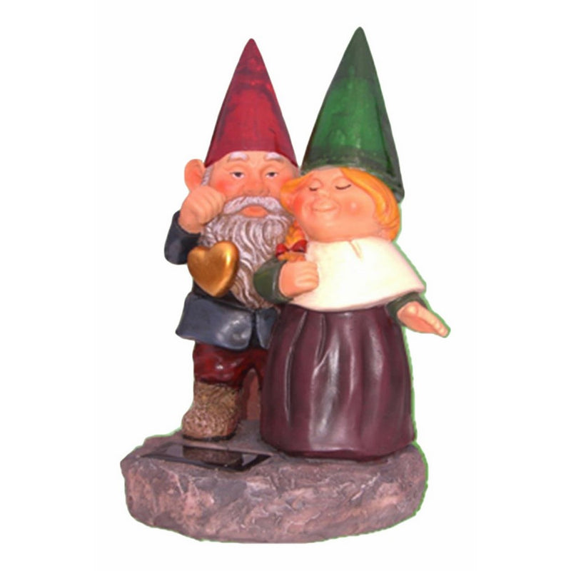 Garden Sun Light F0119 Gnome Sweethearts Solar Powered Accent Light