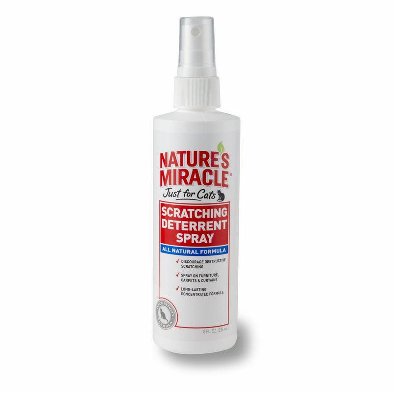 Nature's Miracle Products CNAP5778 Just for Cats No Scratch Deter Spray, 8-Ounce