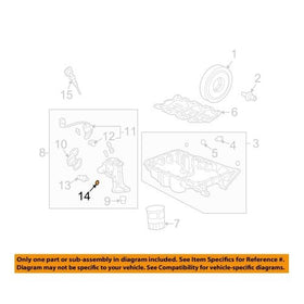 Honda 91319-PR3-003 O-Ring (13X1.5)