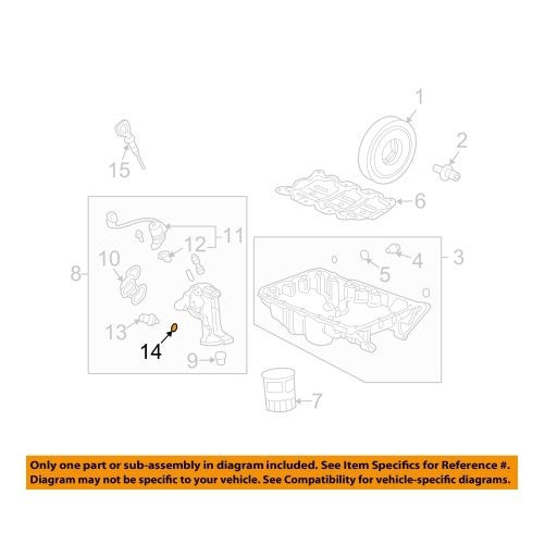 Honda 91319-PR3-003 O-Ring (13X1.5)