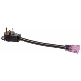 POWER ZONE ORVAD3015701 RV Adapter 14/3 30A Plug with 15A Connection