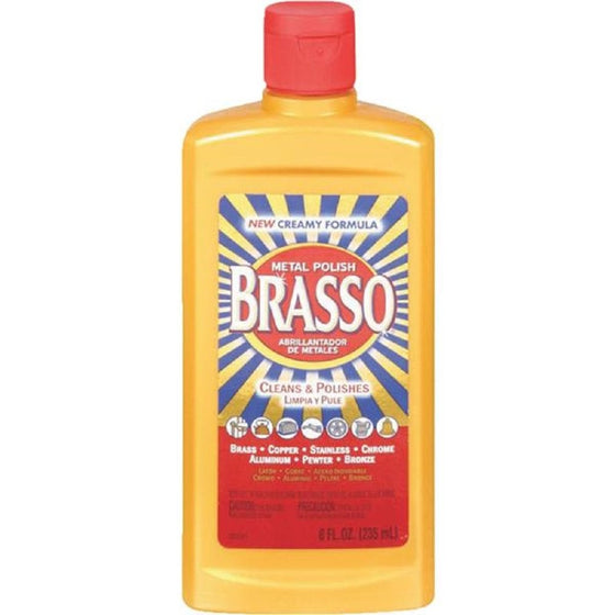 Brasso Multi-Purpose Metal Polish, 8 oz