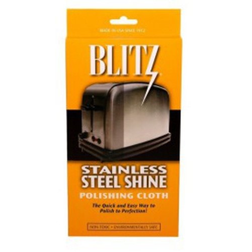 Blitz 20614 2-Pack Stainless Steel Shine Polishing Cloth