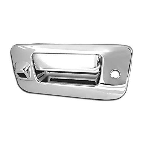 MaxMate Fits 07-13 Chevy Silverado (Not for Classic) Chrome Tailgate Handle Cover with Keyhole and Camera Hole