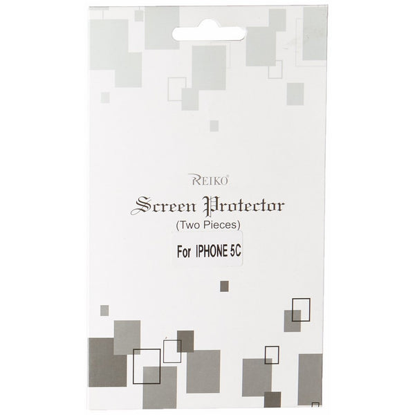 Reiko 2-Piece Screen Protector for Apple iPhone 5C - Non-Retail Packaging - Clear