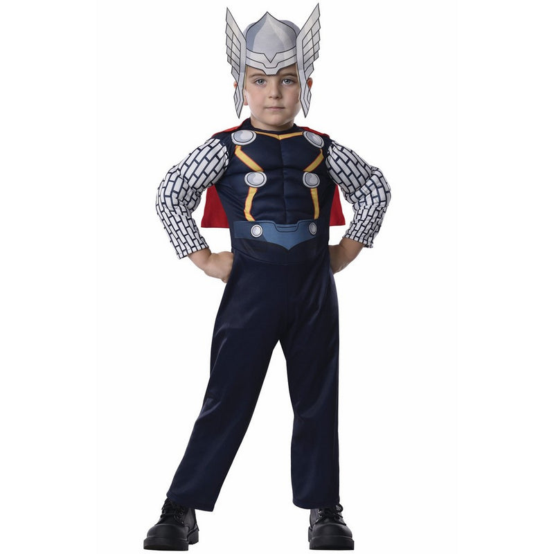 Marvel Rubie's Baby Boy's Classics Avengers Assemble Muscle Chest Thor, Multi, Toddler