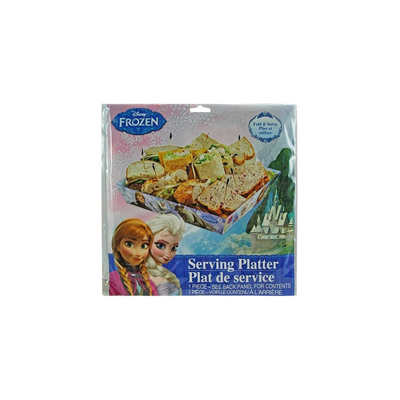 Disney Frozen Party Serveware Collection, a Selection of Platters, Cupcake Stands, and More (Serving Platter)