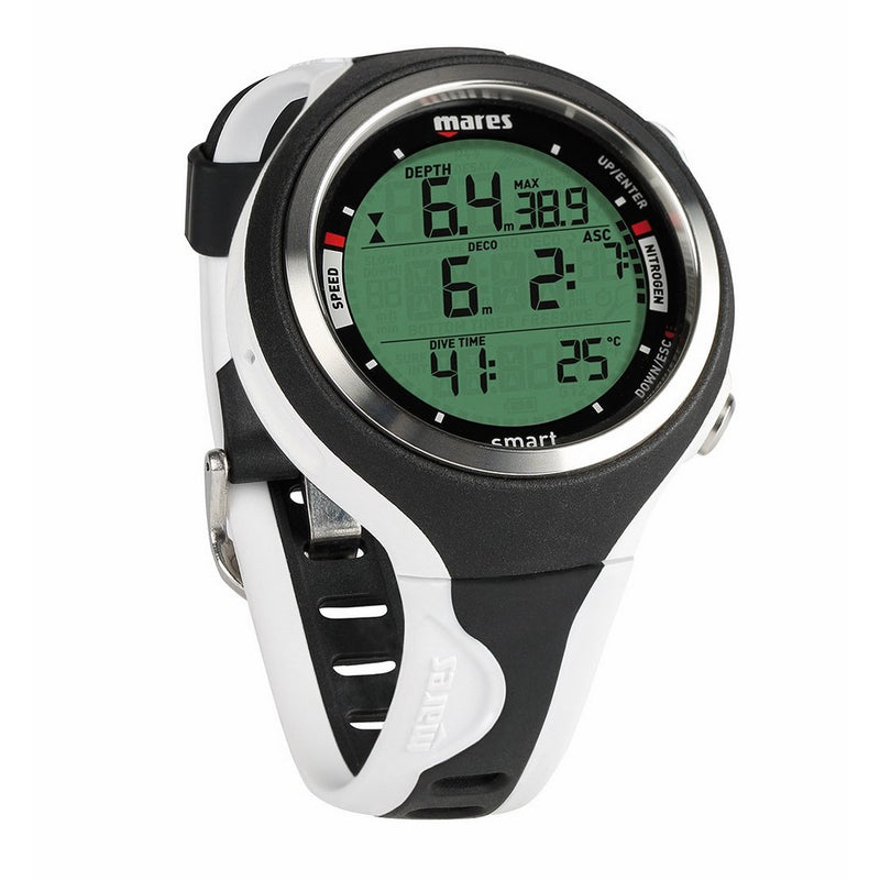 Mares Smart Wrist Dive Computer, Black/White