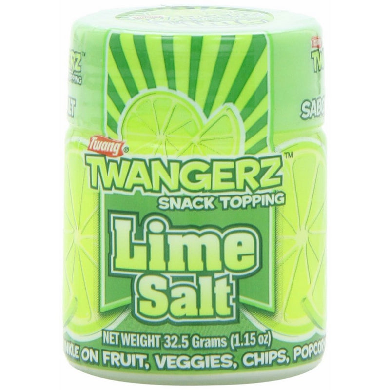 Twangerz Snack Topping, Lime Salt, 1.15-Ounce Shaker (Pack of 10)