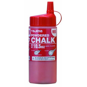 Tajima PLC2-R300 Red Ultra Fine Snap Line Chalk, with easy fill nozzle 10.5 oz.