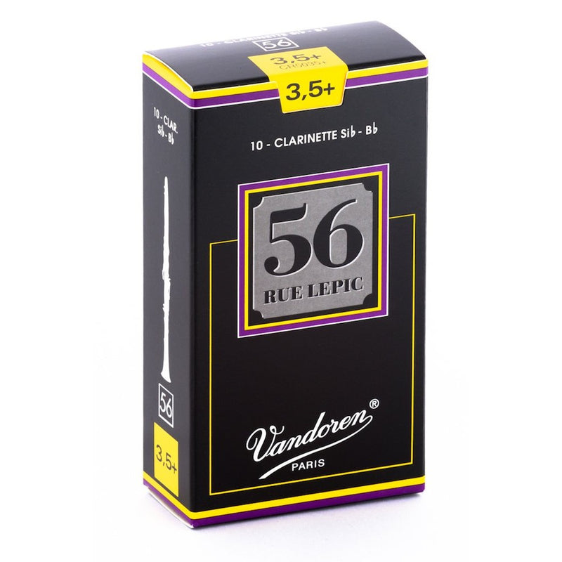 Vandoren 56 Rue Lepic Bb Clarinet Reeds #3.5, Box of 10