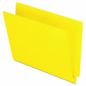 Pendaflex Colour End Tab Folders, Full Tab, Letter Size, Yellow, 100 per Box (H110DY)