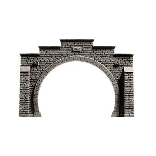 Noch 34852 Tunnel Portal Double Gray N ScaleModel Kit