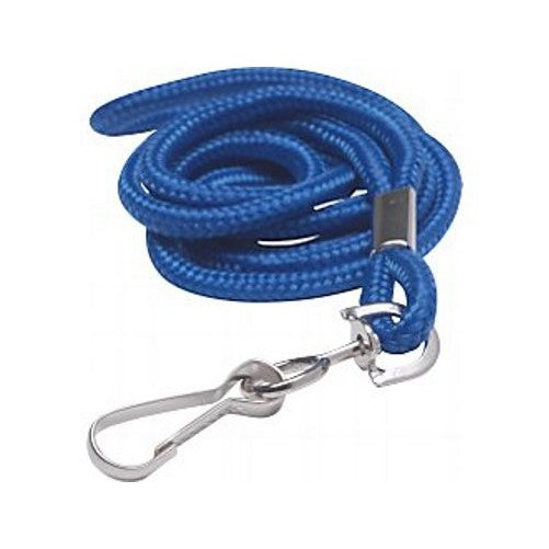 GBC BadgeMates Round Lanyards with Swivel Hook, Blue, 12 Lanyards per Pack (3748014)