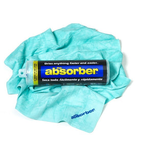 CleanTools 46149 The Absorber Synthetic Drying Chamois, 27" x 17", Aqua