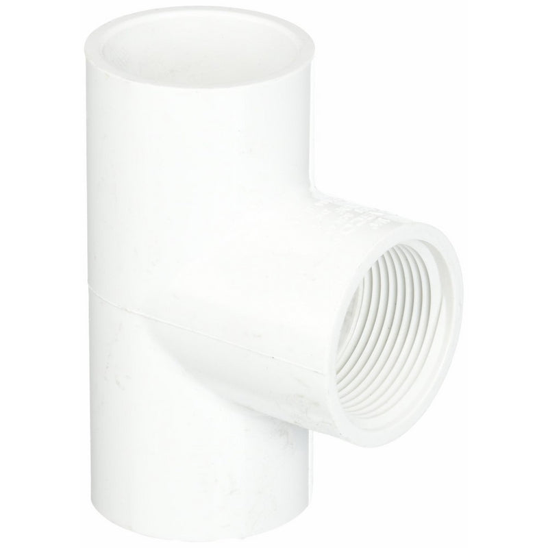 Genova Products 31454 PVC Sch. 40 Female Tees, 1-1/4"