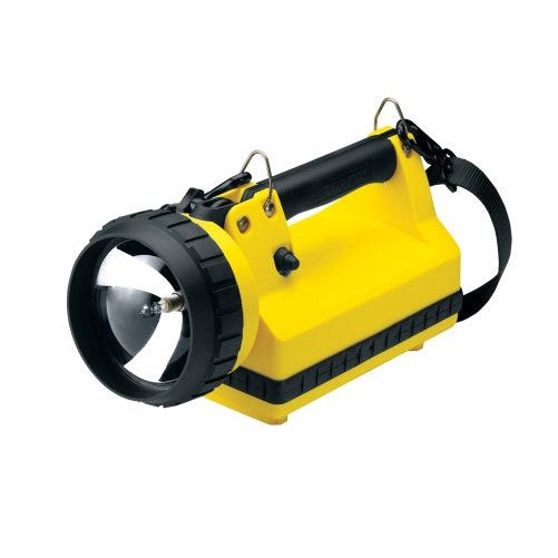 Streamlight 45113 LiteBox Standard System 20-Watt Flood Bulb with 120V AC/12V DC Charger, Shoulder Strap and Mounting Rack, Yellow