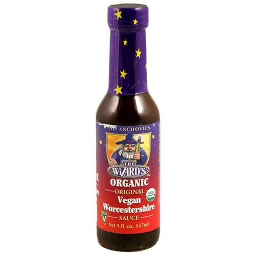 Organic Wizard's Sauce, Vegan Worcestershire, 5-Ounce Bottles (Pack of 12)