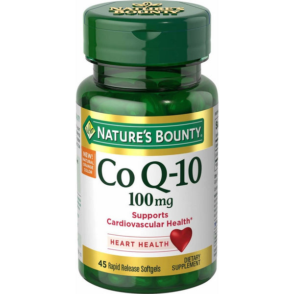 Nature's Bounty Co Q-10 100mg 45 Rapid Release Softgels