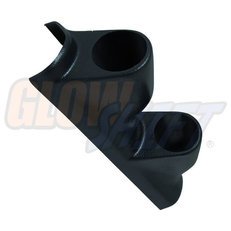 GlowShift Black Dual Gauge Pillar Pod for 1999-2005 Volkswagen Golf