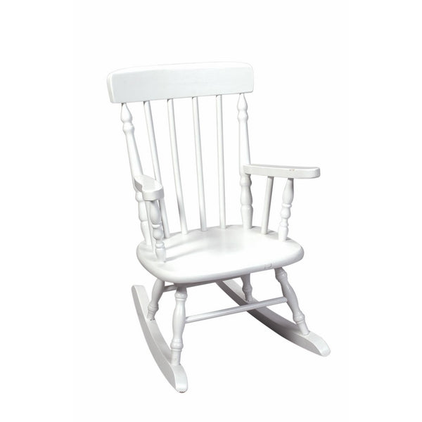 Gift Mark Deluxe Children's Spindle Rocking Chair, White