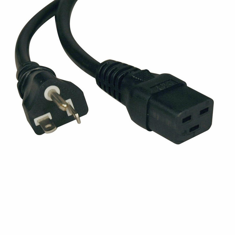 Tripp Lite Heavy Duty Power Cord, 20A, 12AWG (IEC-320-C19 to NEMA 5-20P) 10-ft.(P049-010)